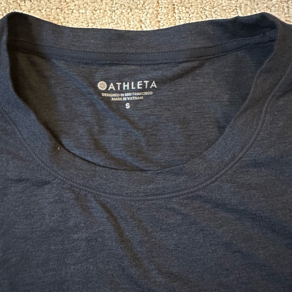 Athleta, Navy Blue top. - Picture 2 of 3